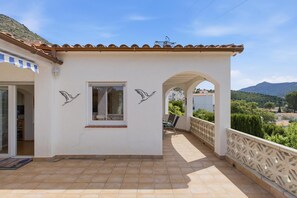 Terrace/patio - Ref. Alb11 - Sea View House Without Swimming Pool (Rosas / Roses)