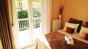 Appartement, 1 slaapkamer (Alpha) | 1 slaapkamer, een laptopwerkplek, geluiddichte muren