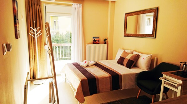 Appartement, 1 slaapkamer (Gama) | 1 slaapkamer, een laptopwerkplek, geluiddichte muren