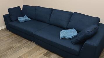 Rumah Comfort, 2 kamar tidur | Area keluarga | TV layar datar dan lantai berpemanas