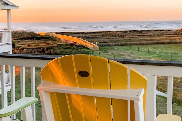 SUNRISES and SUNSETS are both spectacular to view from our two decks.