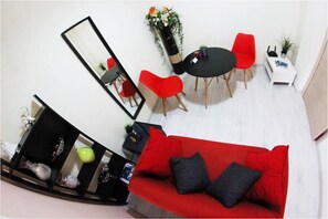 Apartment, 2 Bedrooms | Living room | Flat-screen TV - Monad Apartment Sapfous (Thessaloniki)
