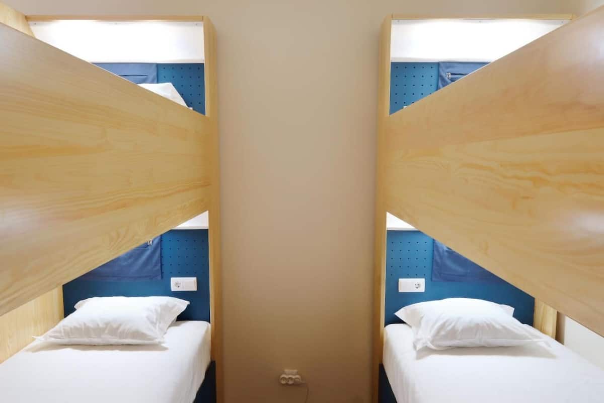 Standard Room (1 bed in a 6-bed shared dormitory) | Premium bedding, bed sheets
