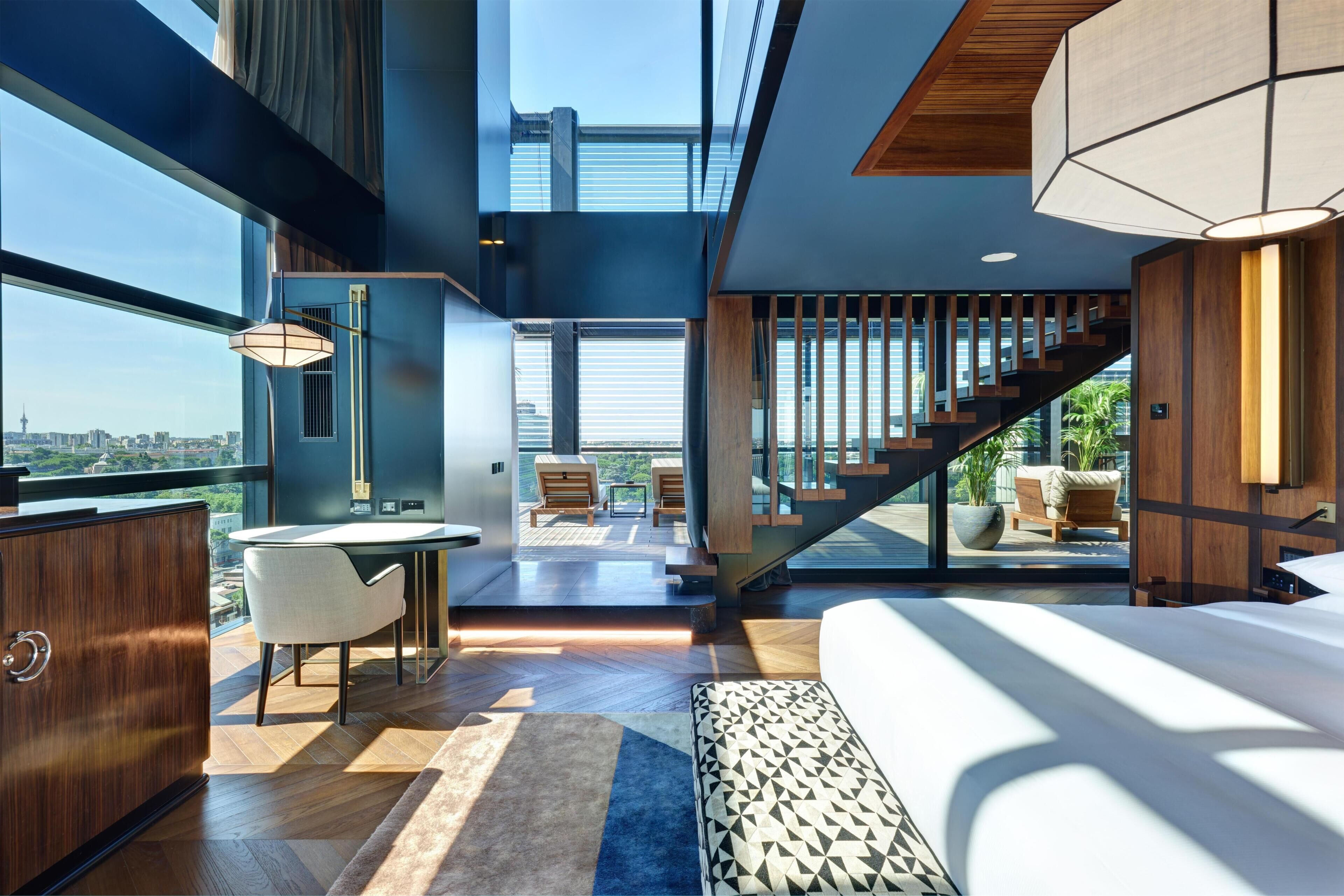 Svit Presidential - 1 kingsize-säng (Duplex) | Vardagsrum