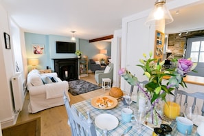 Cottage | Living area | LCD TV, fireplace