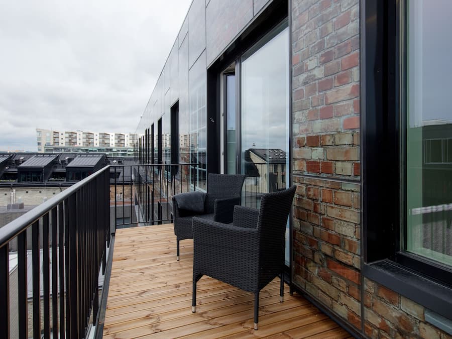 Smart Suite 1 bedroom w/balcony/rooftop (8A) | Balcony