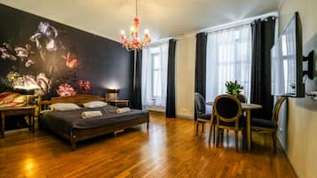 Studio | 1 slaapkamer, een strijkplank/strijkijzer, gratis wifi, beddengoed