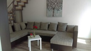 Apartment, 2 Bedrooms | Living area | Flat-screen TV - Apartments Iva (Crikvenica)