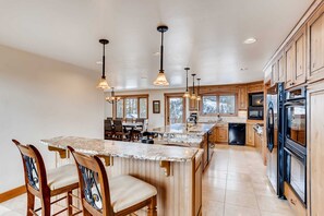 Fridge, microwave, oven, stovetop - TenMile Panorama | 2 Acres | Hot Tub | VIP Shuttle (Breckenridge)