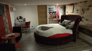 Romantic Double Room (La chambre des Délices) | Premium bedding, memory-foam beds, individually decorated