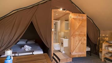 Tenda (Trappeur) | 1 kamar tidur, tempat tidur bayi gratis, dan seprai linen