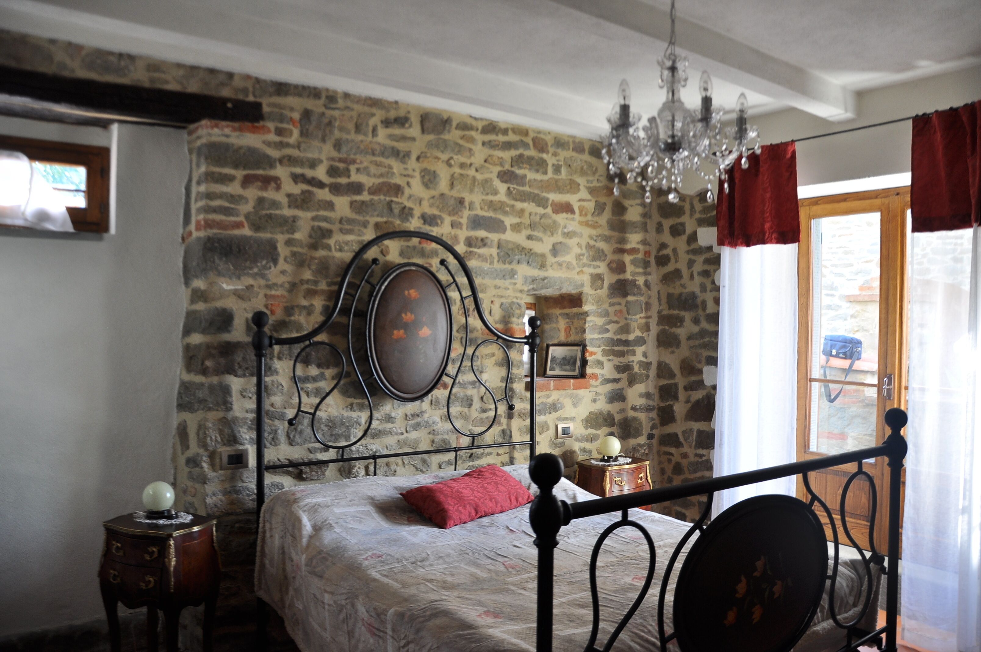 Down comforters, pillowtop beds, blackout drapes, iron/ironing board