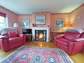 TV, fireplace - 2 bedroom accommodation in Fearnbeg, near Applecross (Fearnbeg, near Applecross)