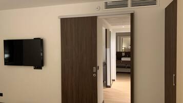 Suite, Non Smoking | Living area | 49-inch flat-screen TV with digital channels, TV