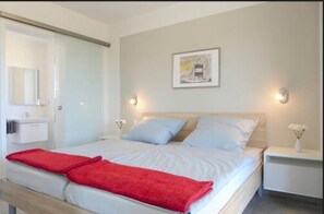 アパートメント (incl. Cleaning Fee) | 1 室のベッドルーム、エジプト綿のシーツ、高級寝具、ベビーベッド (無料)