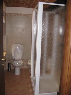 Shower, rainfall showerhead, free toiletries, hair dryer - Bed & Breakfast Dal Conte (Condove)