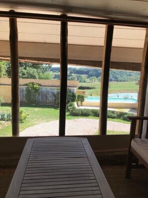 View from room - Chambres d'Hôtes Clos du Gaja (Troncens)