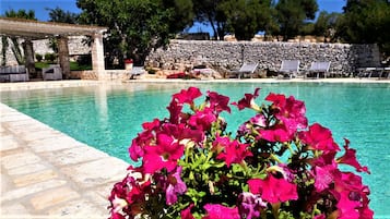 Una piscina riscaldata