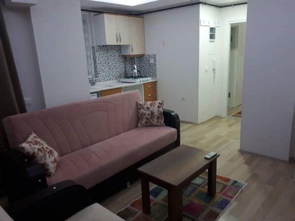 公寓, 1 间卧室 | 起居区 | 82-厘米液晶电视（配备卫星频道）、电视、DVD 播放器