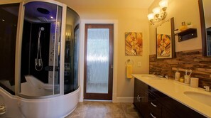 Chalet, 5 Schlafzimmer, Seeblick | Badezimmer | Handtücher