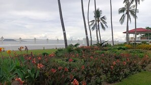 Property grounds - One bedroom Oceanfront Apartment by Green Turtle Residences. (Zamboanguita)