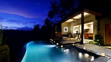 Front of property – evening/night