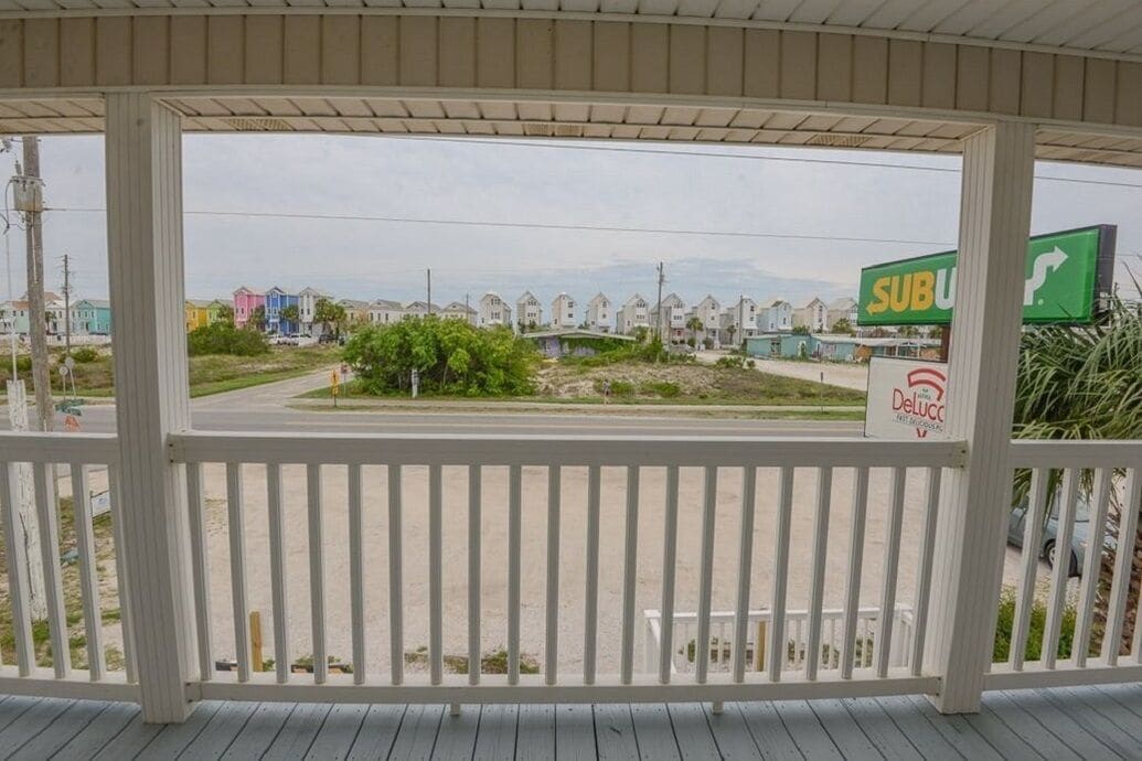 View from front deck. 