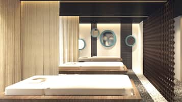 Couples treatment rooms, hot tub, body treatments, aromatherapy