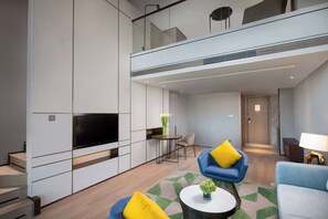 Minibar, gratis wi-fi och sängkläder