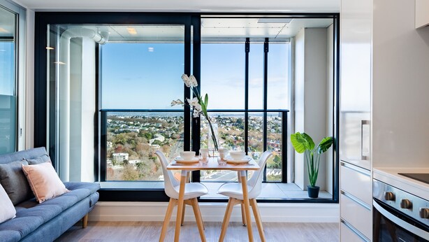 City Apartment | Living area | Smart TV, Netflix, streaming services - UNION & CO APARTMENT (Auckland)
