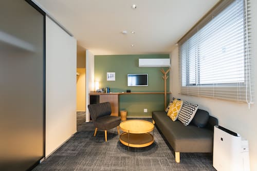 Tatami Suite room | Living area | Flat-screen TV