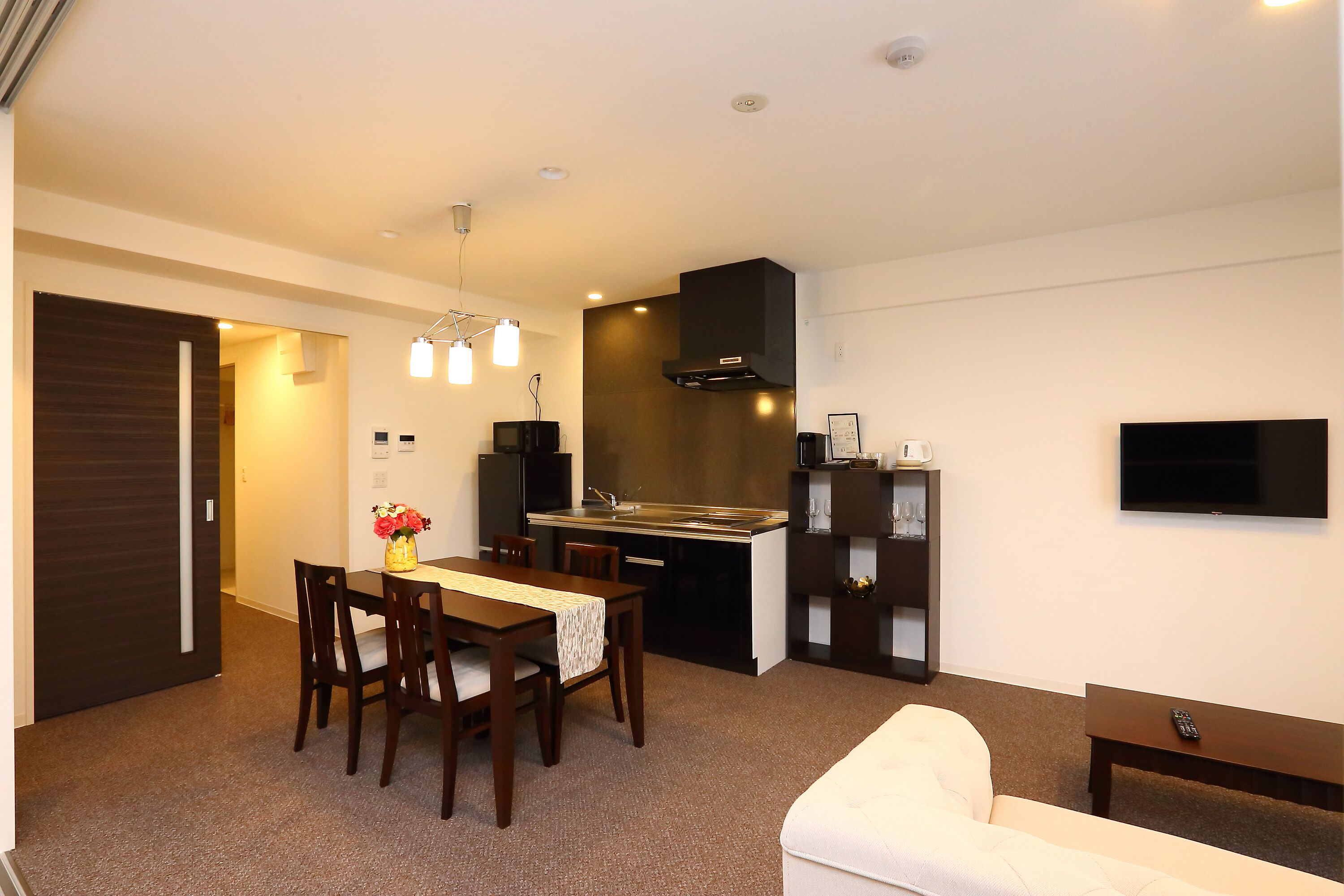 junior suite | private kitchenette | fridge, microwave, stovetop, electric kettle