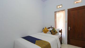 غرفة اقتصادية مزدوجة | واي فاي مجانًا وملاءات أسرّة