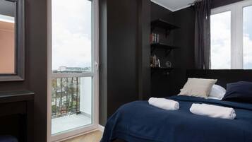 1 bedroom, iron/ironing board, travel crib, WiFi