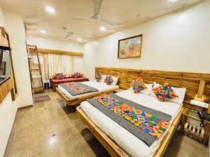 Family Quadruple Room | Soundproofing, bed sheets - Hotel Regency (Amravati)