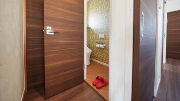 Deluxe House, 3 Bedrooms (Rekibu5, Two-storied building) | Bathroom | Combined shower/bathtub, free toiletries, hair dryer, slippers