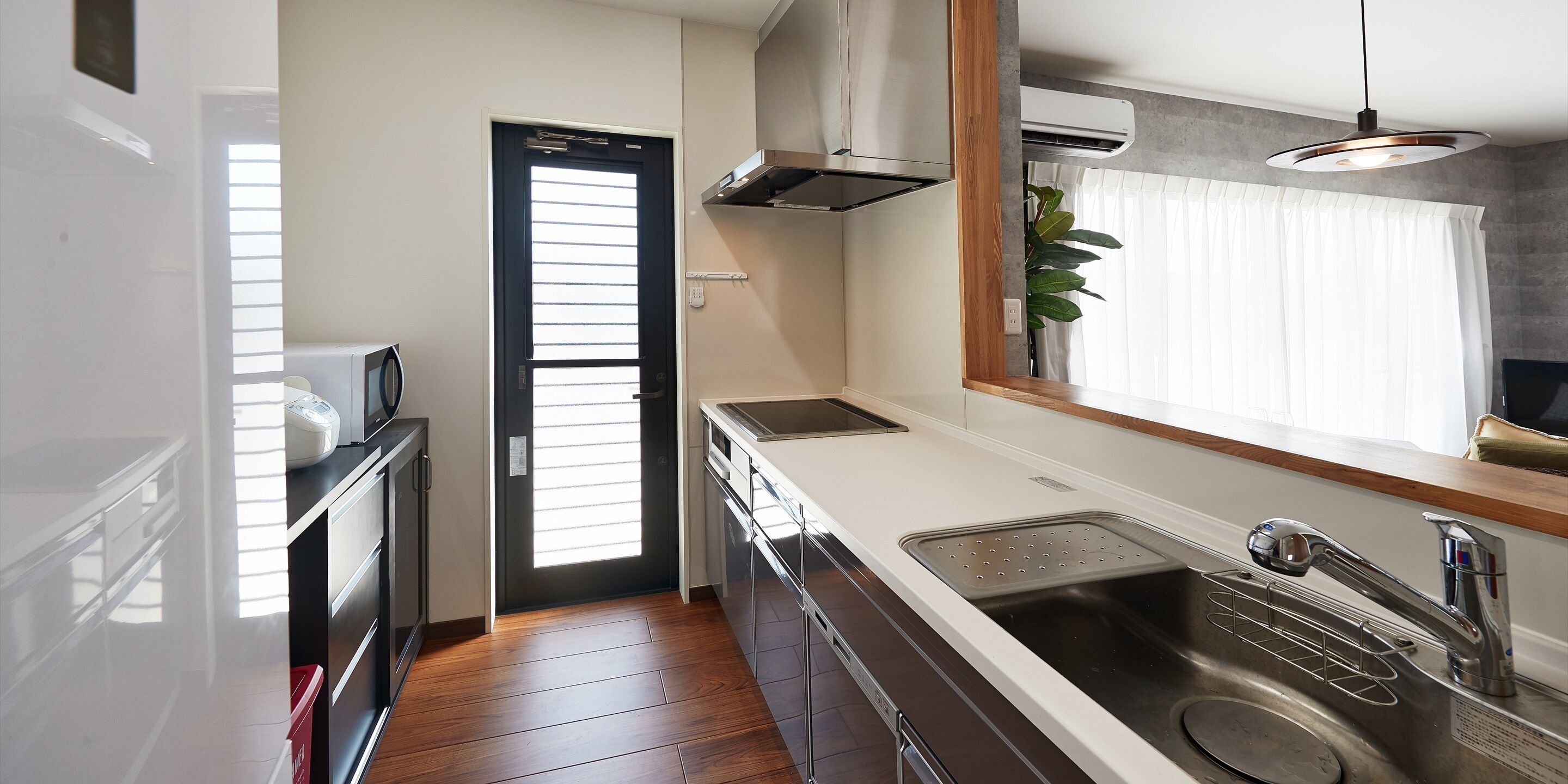 设计独立别墅, 2 间卧室 (Rekibu2) | 私人厨房 | 冰箱、微波炉、炉灶、电饭煲