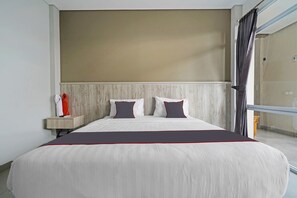 Deluxe studio | Een bureau, gratis wifi, beddengoed