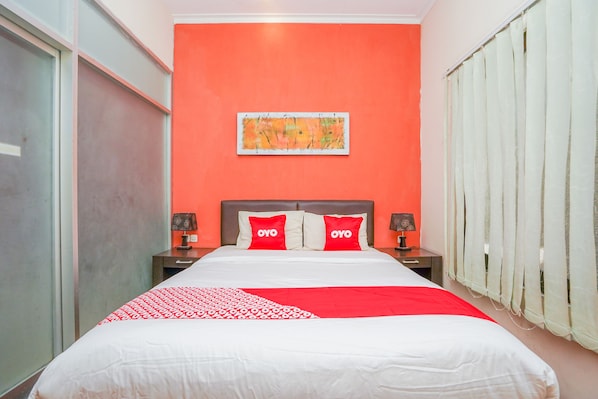 Chambre Standard double | Accès au Wi-Fi (inclus), literie fournie