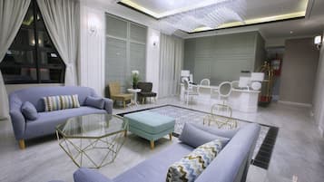 Lobby sitting area