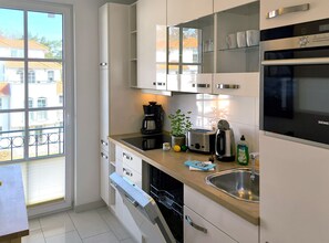 Fridge, microwave, oven, dishwasher - Haus Meeresblick FeWo Strandlöper C 2.02 Ref. 134796 - FeWo Strandlöper C 2.02 (Baabe)