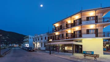 Front of property - evening/night