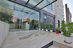 Entrée de l’hébergement 