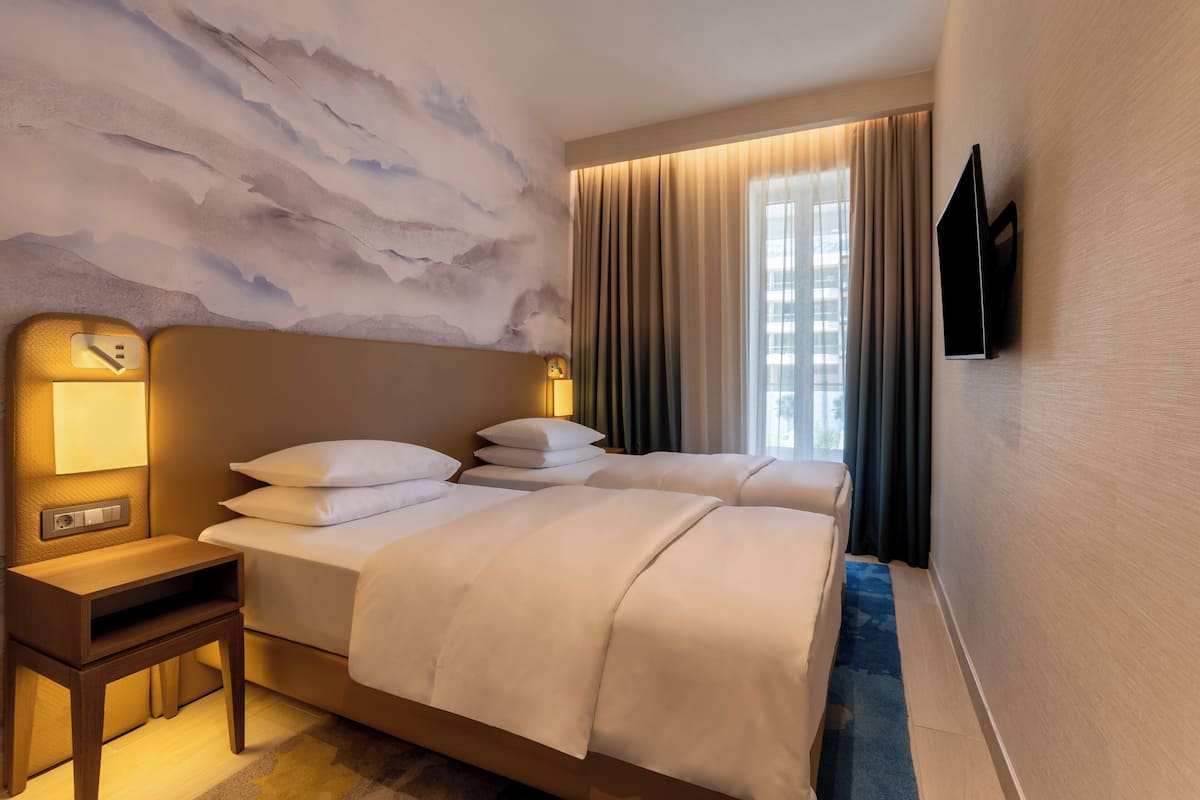 Literie de qualité supérieure, couette en duvet d'oie, minibar