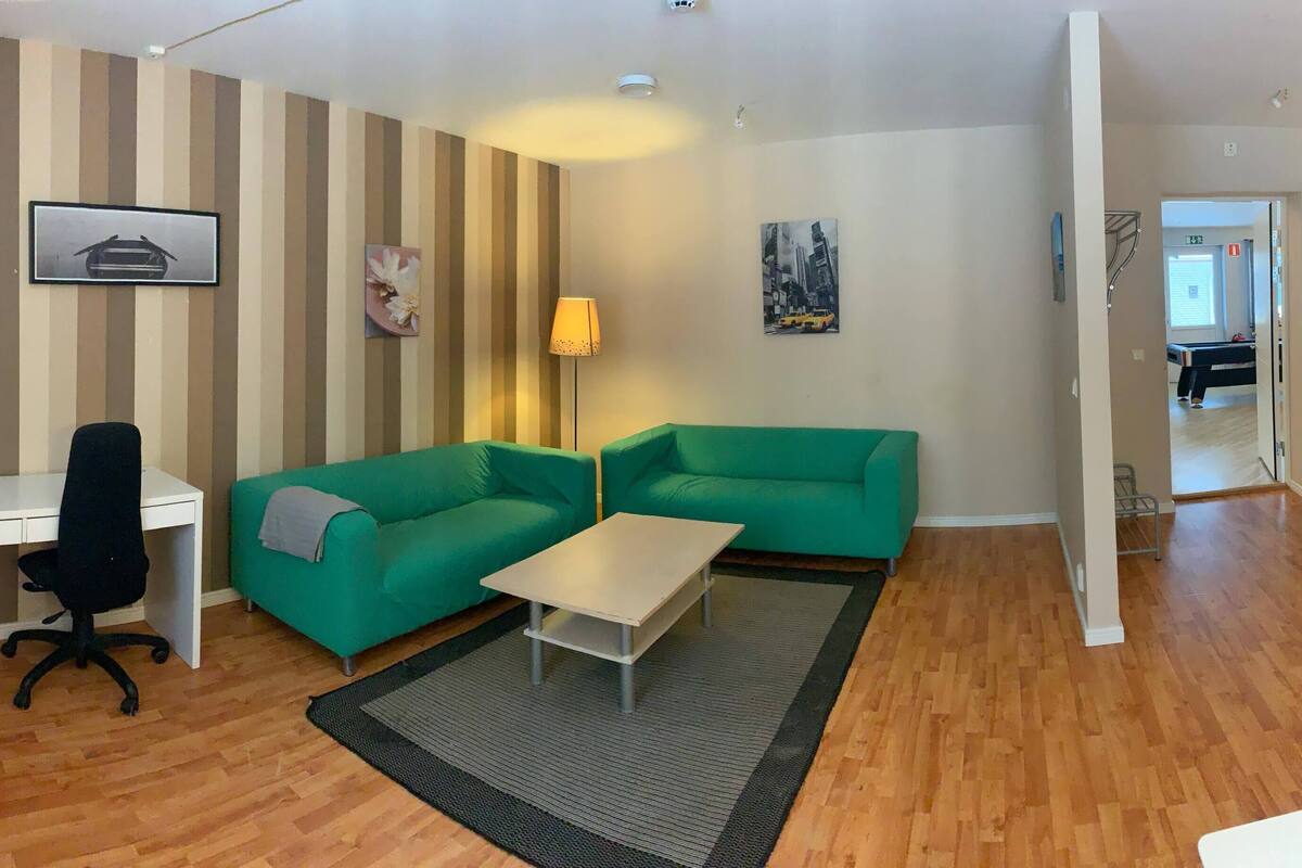 Apartment, 2 Single Beds | Living room