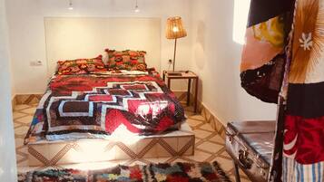 1 quarto, roupa de cama