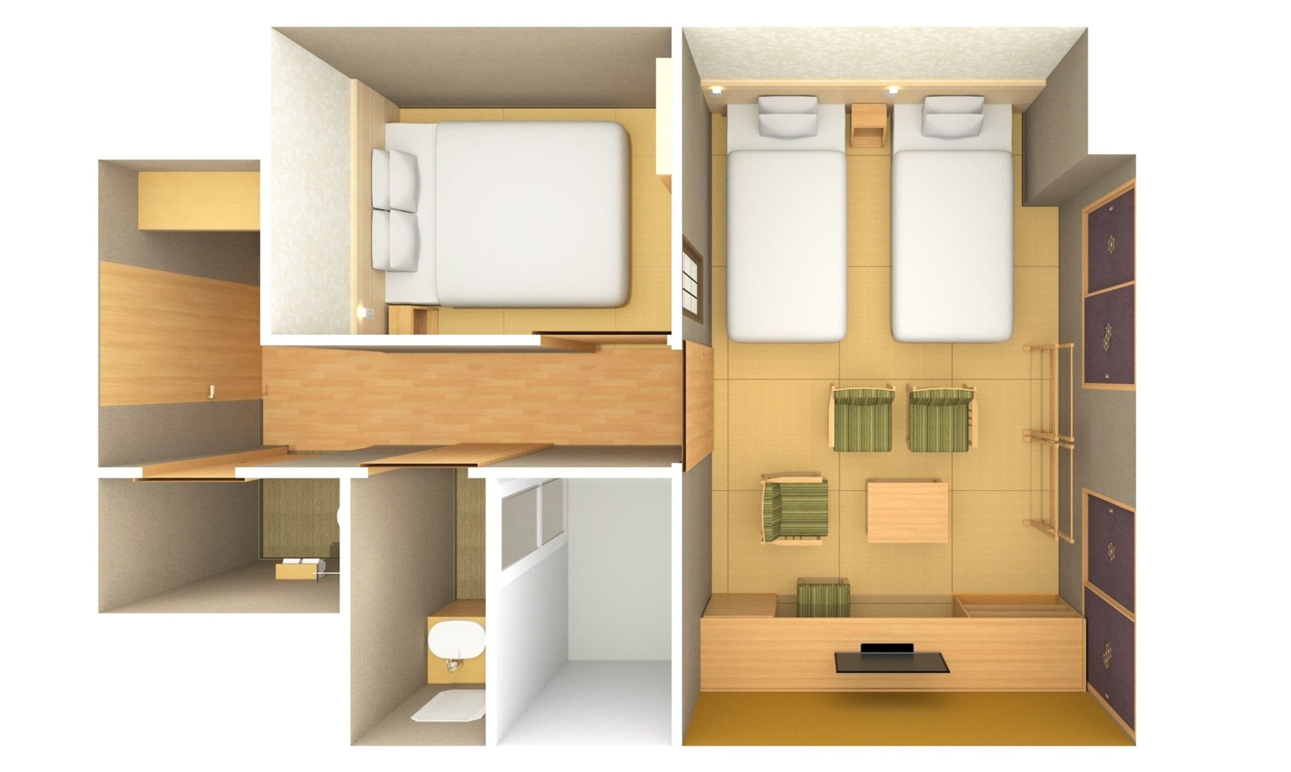 1 bedroom, down duvets, in-room safe, desk