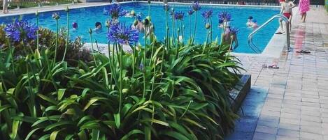 Seasonal outdoor pool