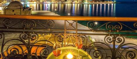 Blick von der Unterkunft