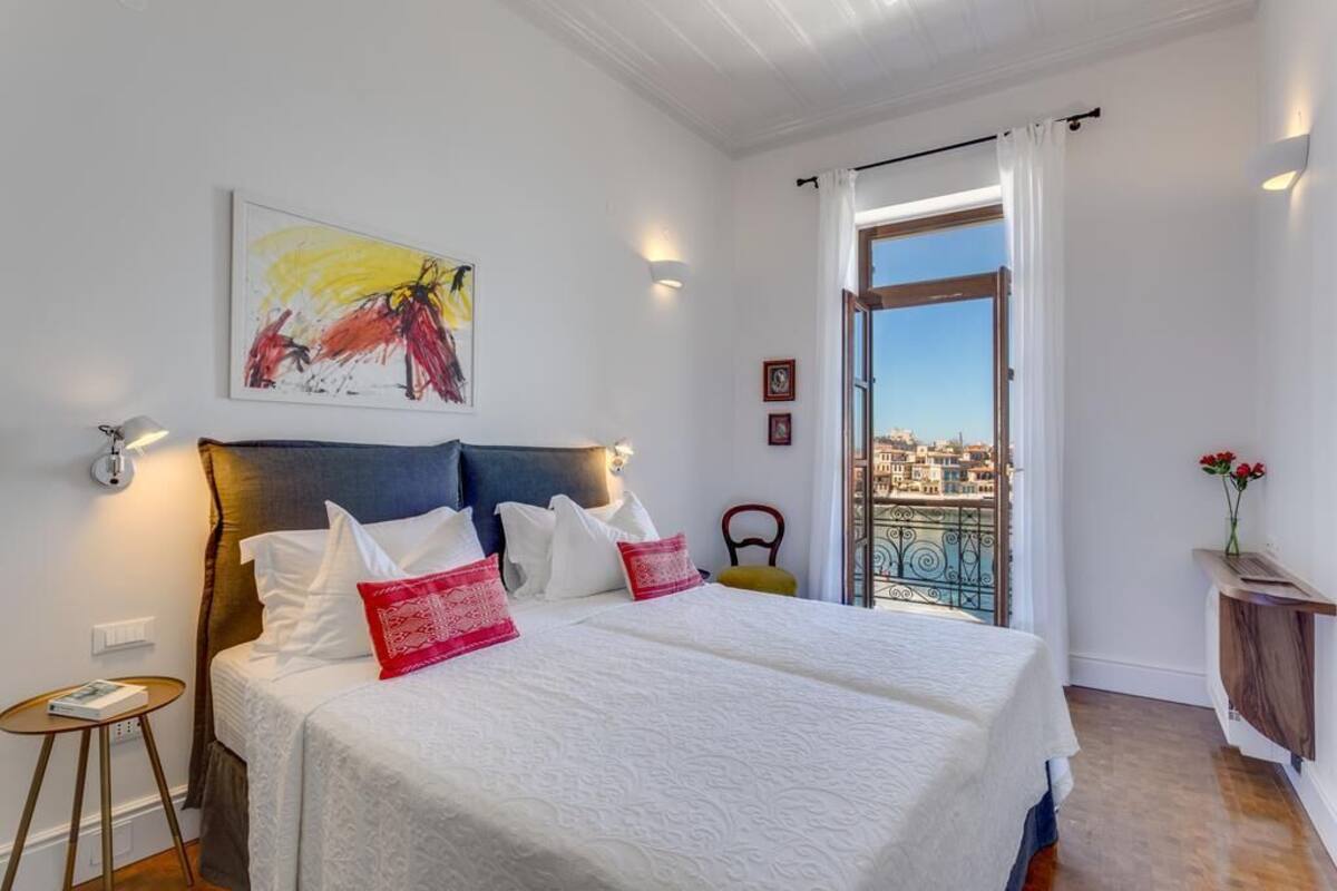 Appartement, uitzicht op zee | 2 slaapkamers, luxe beddengoed, geluiddichte muren